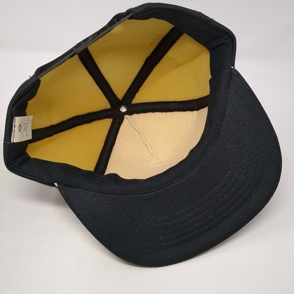 Sly Lumber Fairjax Mo Snapback 5 Panel Cap Black One Size YoungAn Hat Vintage - Picture 7 of 9